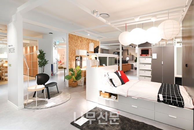 기능(Function)을 강조한 쇼룸.