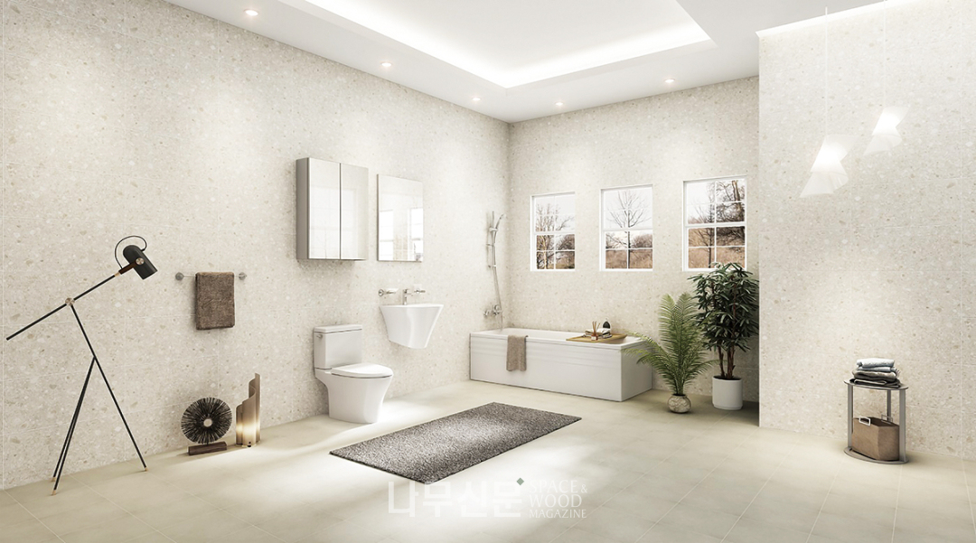 이누스 욕실 리모델링 패키지 ‘브리즈페블’.