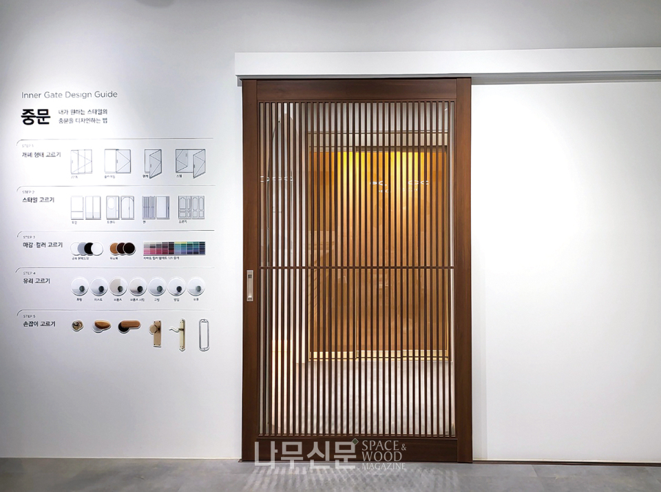 에이스홈데코 마노아 목재 원슬라이딩 간살도어