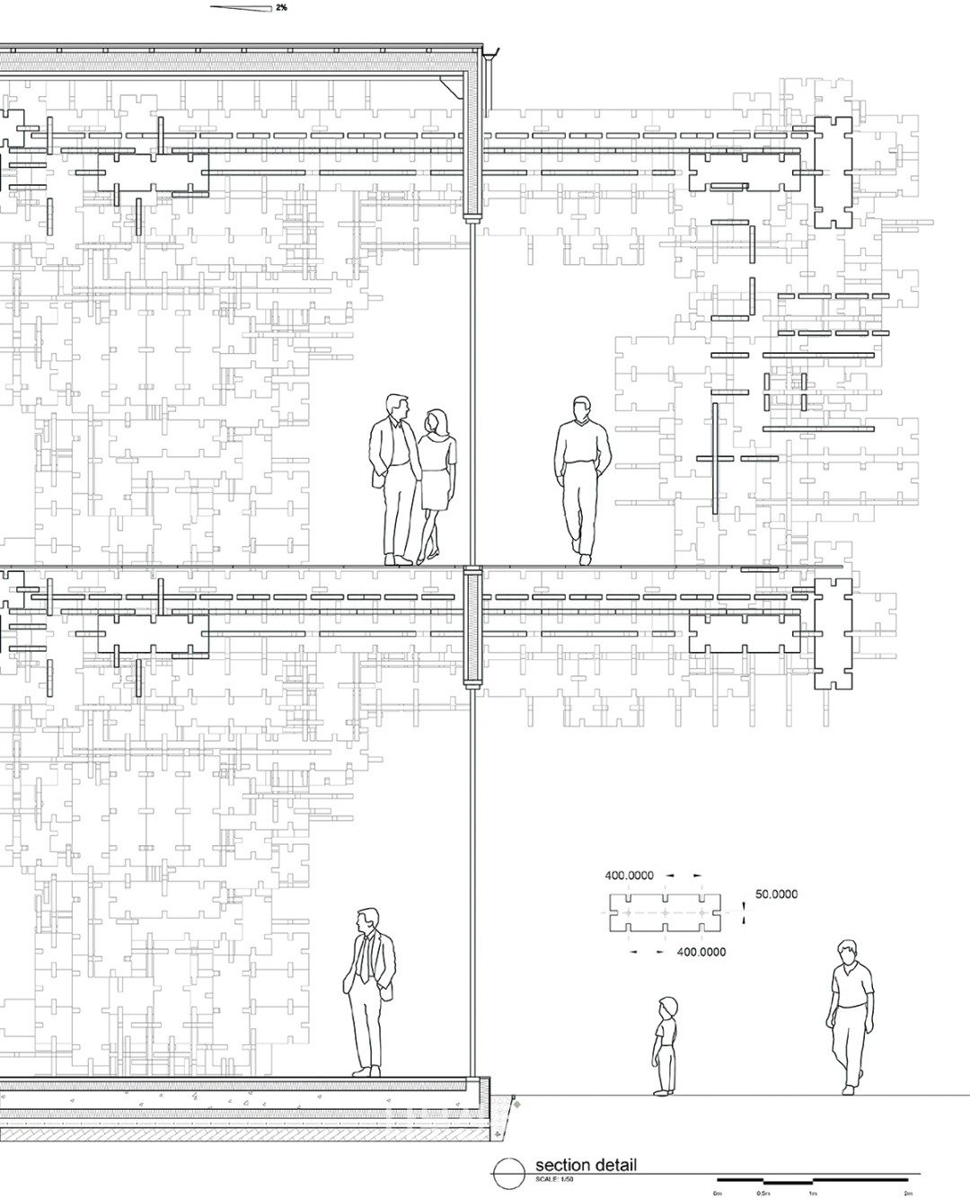 1층 평면도 단면 상세도