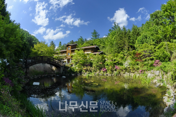 전북 무주군 국립덕유산자연휴양림.