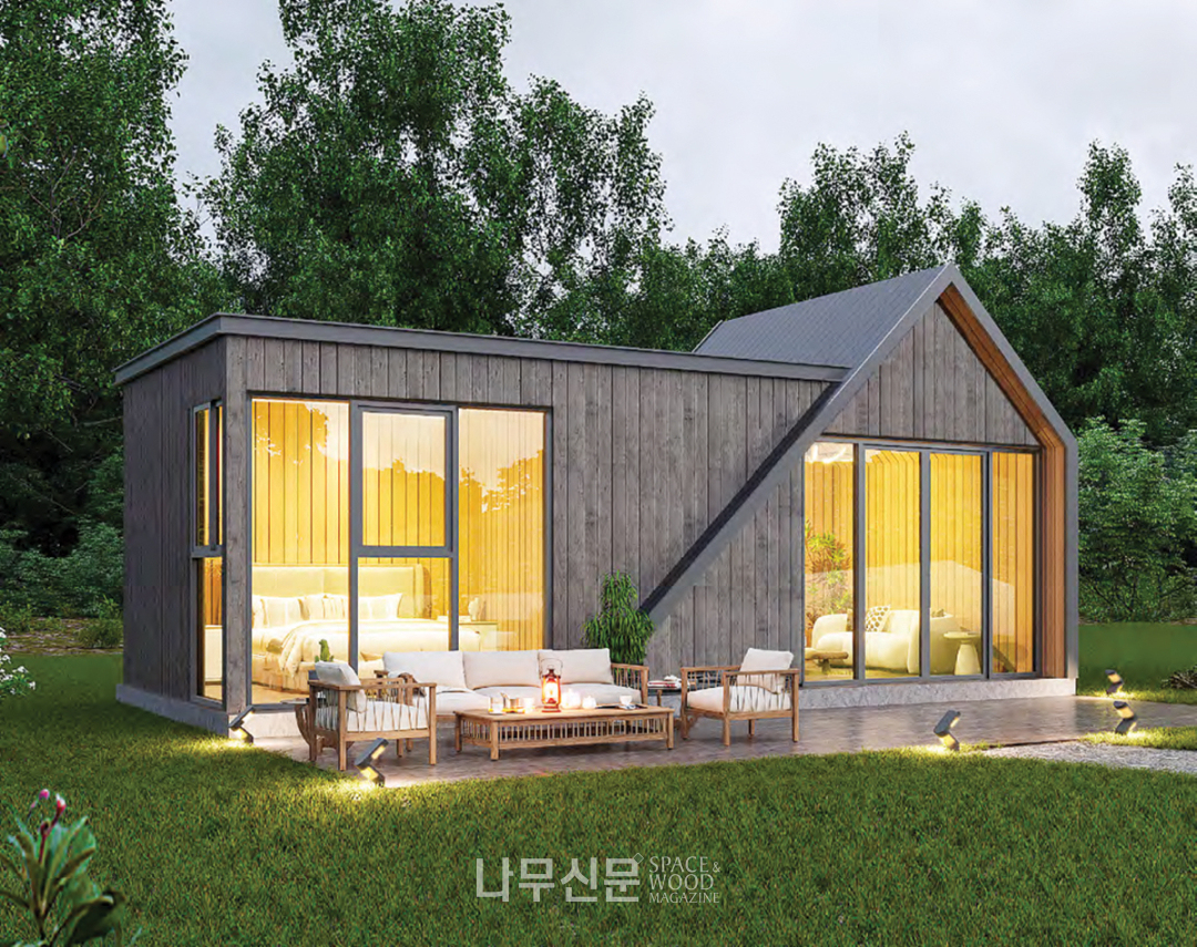 체류형 쉼터 고급형 모델.