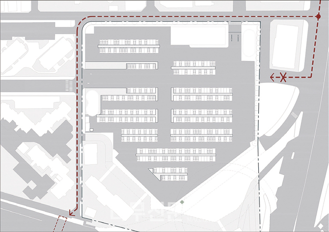 나들목으로의 낮은 접근성. 생태공원화·접근성 회복