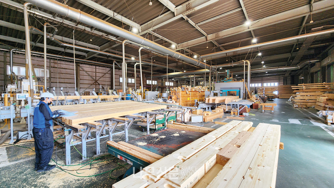 와이테크 프리컷 공장 내부. 한국 수출도 가능하다.