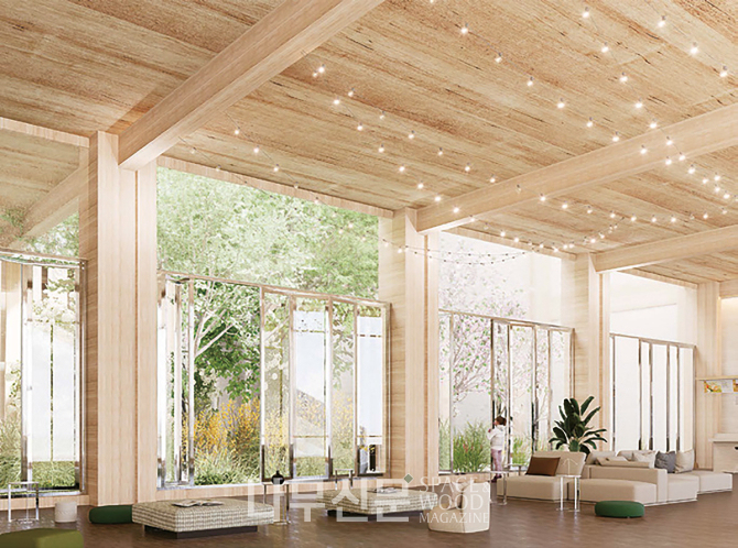 2F Grass Roof. 1F Cafe. Exhibition Hall.