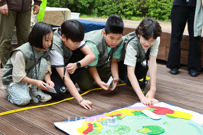 상반기 키즈탐험대 활동 모습.